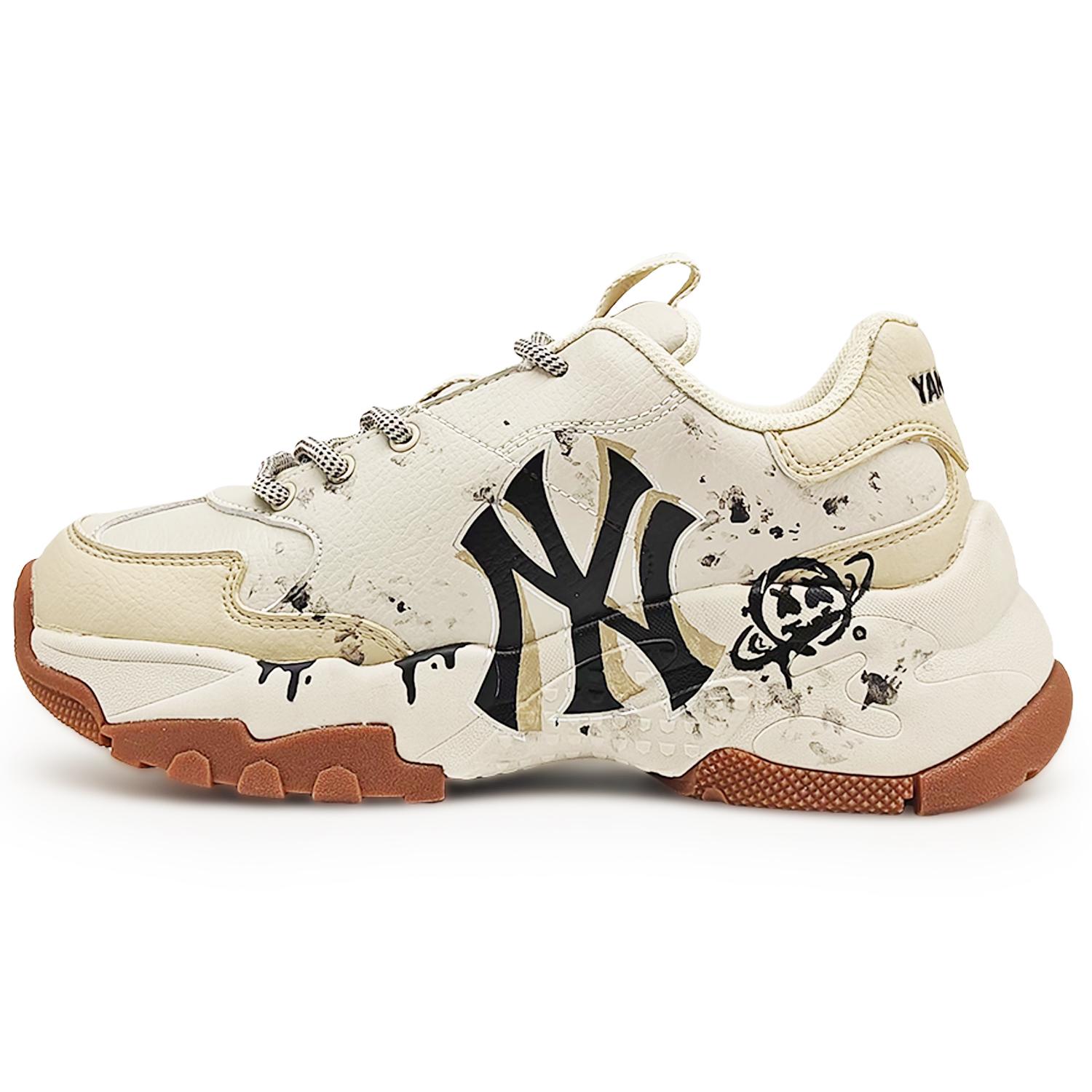 MLB Big Ball Chunky Slip Resistant Abrasion Resistant Slip Resistant Abrasion Resistant Low top Chunky Sneakers Unisex 3ASHBNA3N-50CRS(Team131-) 36.5