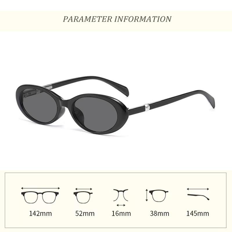 Women’s Luxury Myopia Sunglasses Sophisticated Small-frame Oval Trendy Street-style Shades Eyewear Men Goggles Diopter 0 To -4.0
