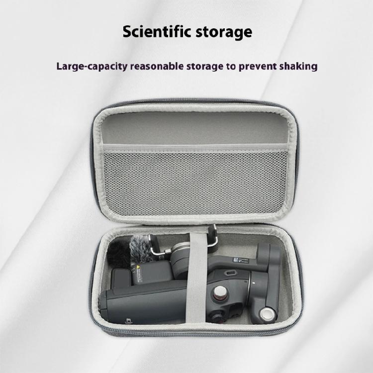 Lightweight Gimbals Organiser Case Shock Resistant Storage Bag with Internal Storage Pocket For OM5 OM6 OM7 Gray