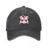 Kitsune Fox Mask Baseball Cap Japanese Style Cotton Adjustable Casual Adults Sports Hat