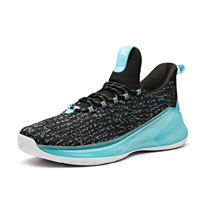 Anta Light Cavalry 4 Non-Slip Wear-Resistant Low-Top Basketball Shoes Men sneaker Black Blue White 11921668-6