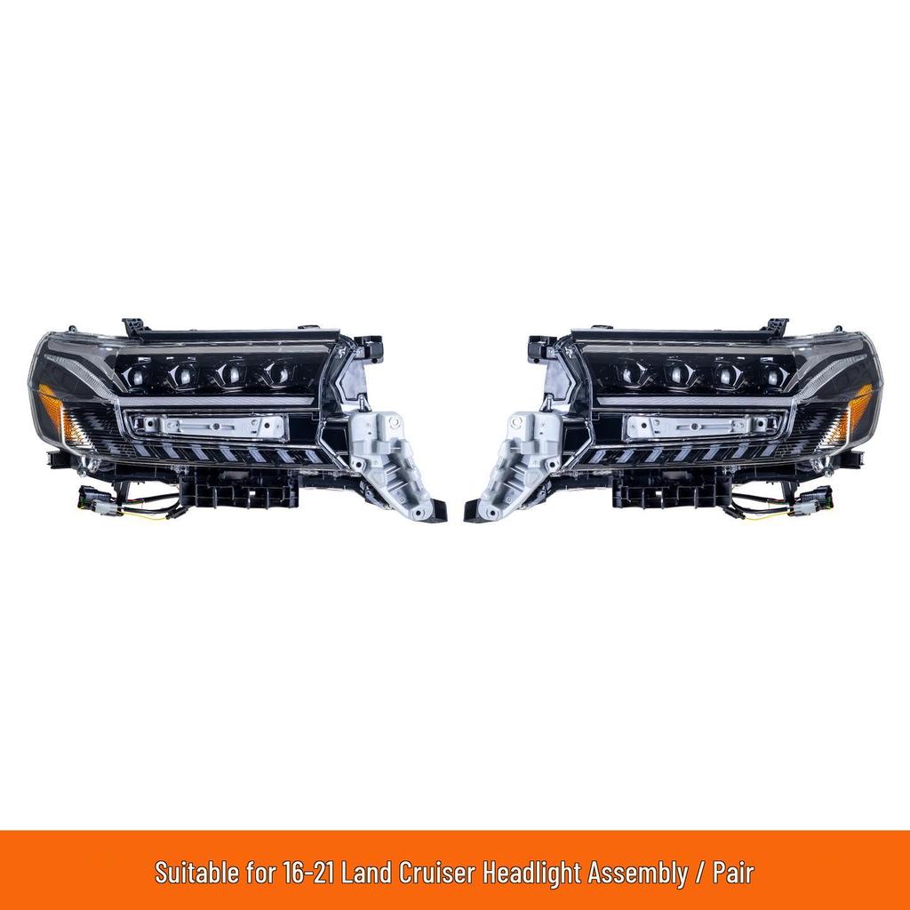 LED Projector Headlight Assembly for 2016-2021 LC200 Land Cruiser
