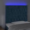 VidaXL LED Headboard Bedroom Furniture Single Bed Accessory Headboard Bed Frame Interior Dark Blue 3122806
