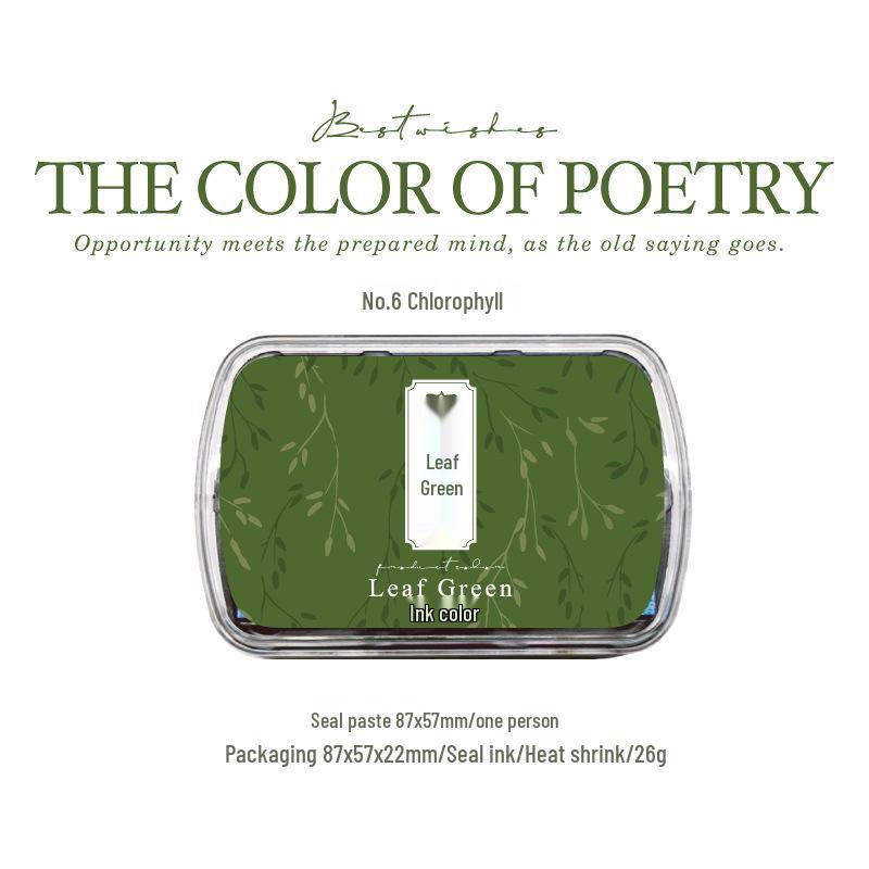 

Yanji Poetry Color Series Ink Pad, Multi-Color Options, Single Piece