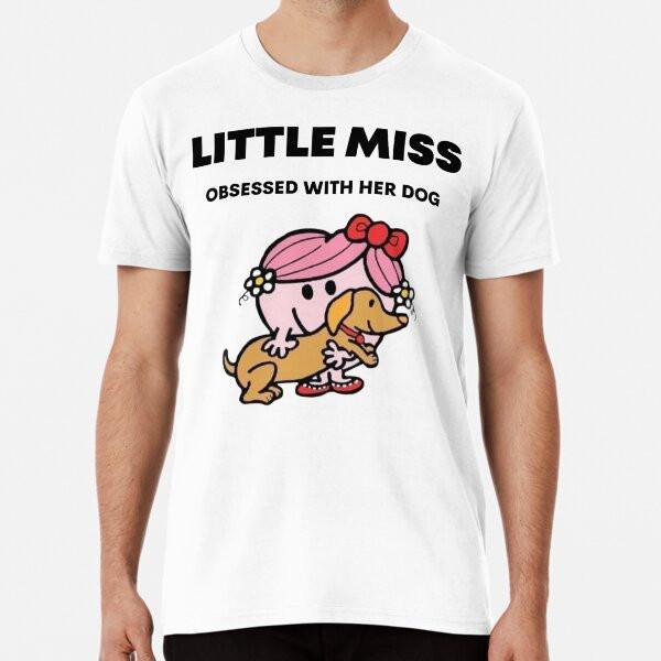 Little miss obsessed with her dog Premium T- S to 5XL Made in the AU/USA T-Shirt