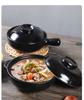 High-Temperature Resistant Clay Pot with Handle for Claypot Rice & Noodles - Durable, No Crack, Small Commercial Sand Pot