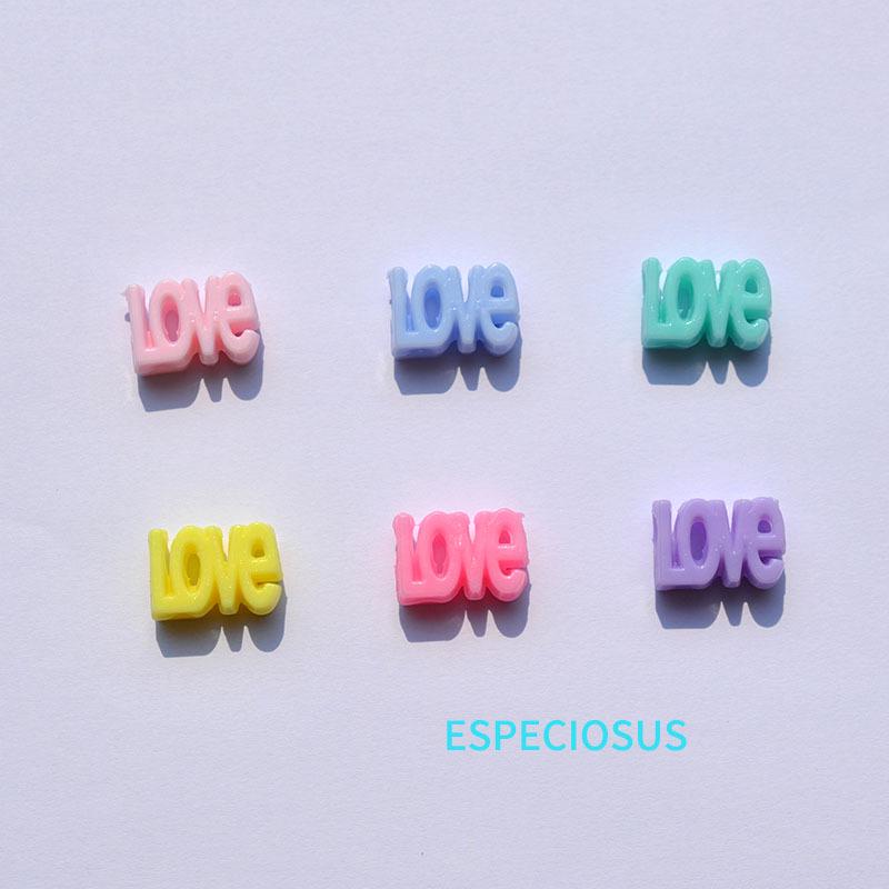 

Colorful Acrylic Letter Beads: DIY Handmade LOVE Bracelet Spacer 15mm