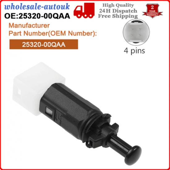 2PCS Brake Light Switch Fits Vauxhall Movano Vivaro Mitsubishi Febi 7700414988