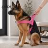 Easy On Off Dog Harness No-Pull with Handle, Adjustable Reflective Harness, Heavy-Duty No-fuss Padded Nylon for Medium Large Dogs Walking Training