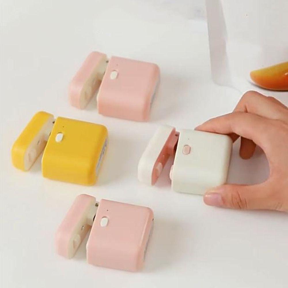 Plastic Mini Sealing Machine USB Rechargeable Food Sealer Clip Packaging Sealer  Heat Seal Tool