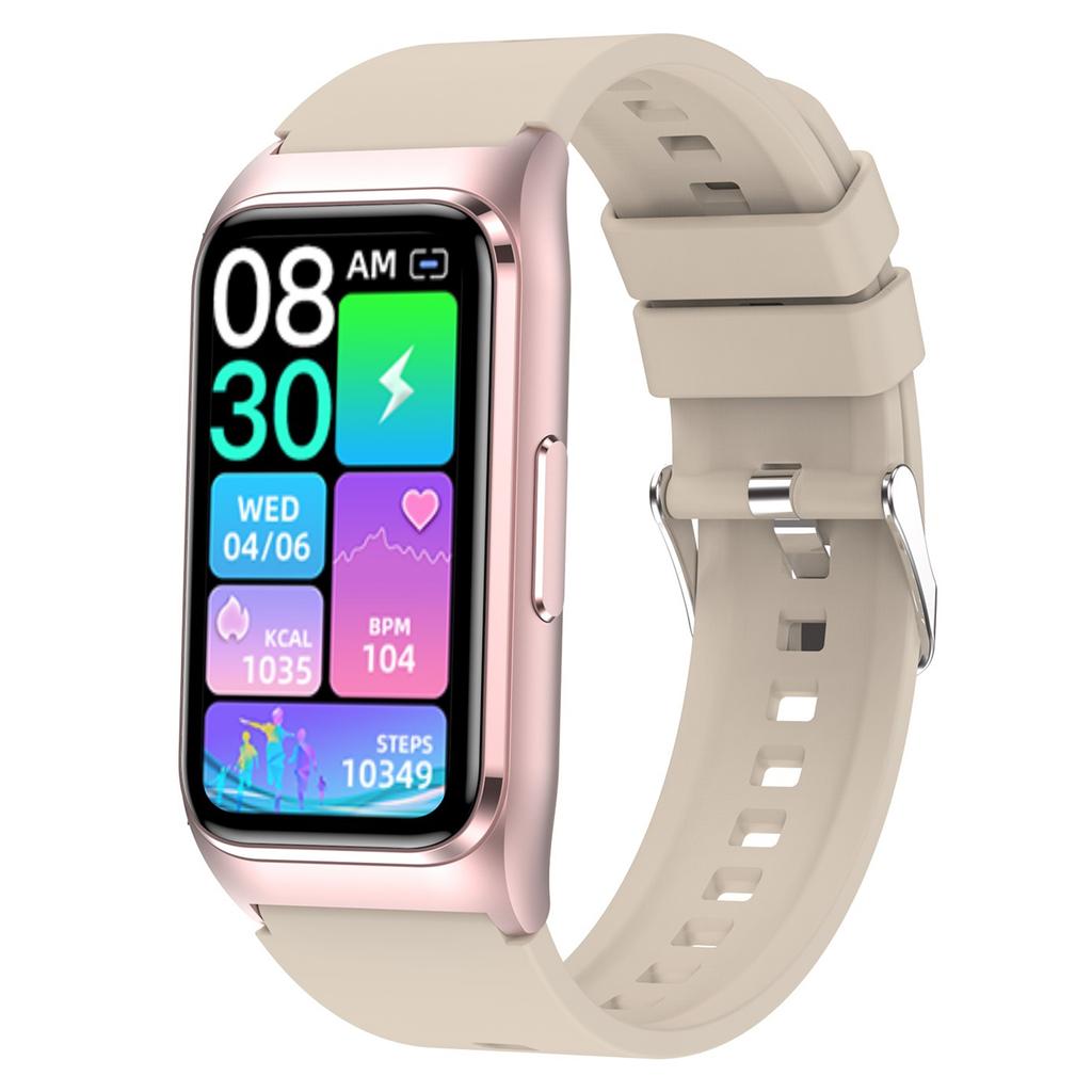 TK75 1,47 cala Smartwatch Monitor Tętna Natlenienia Krwi Temperatury Ciała Tracker Fitness