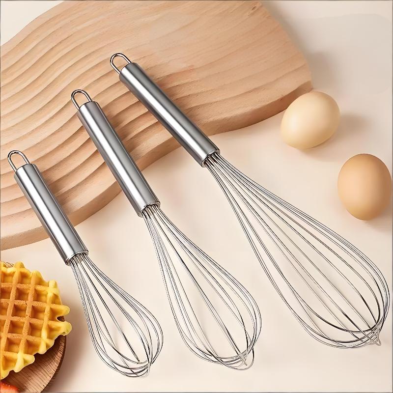 Stainless Steel Egg Beater, Kitchen Wire Ball Egg Beater, Milk Beater, Egg Mixer, Mixing Tool