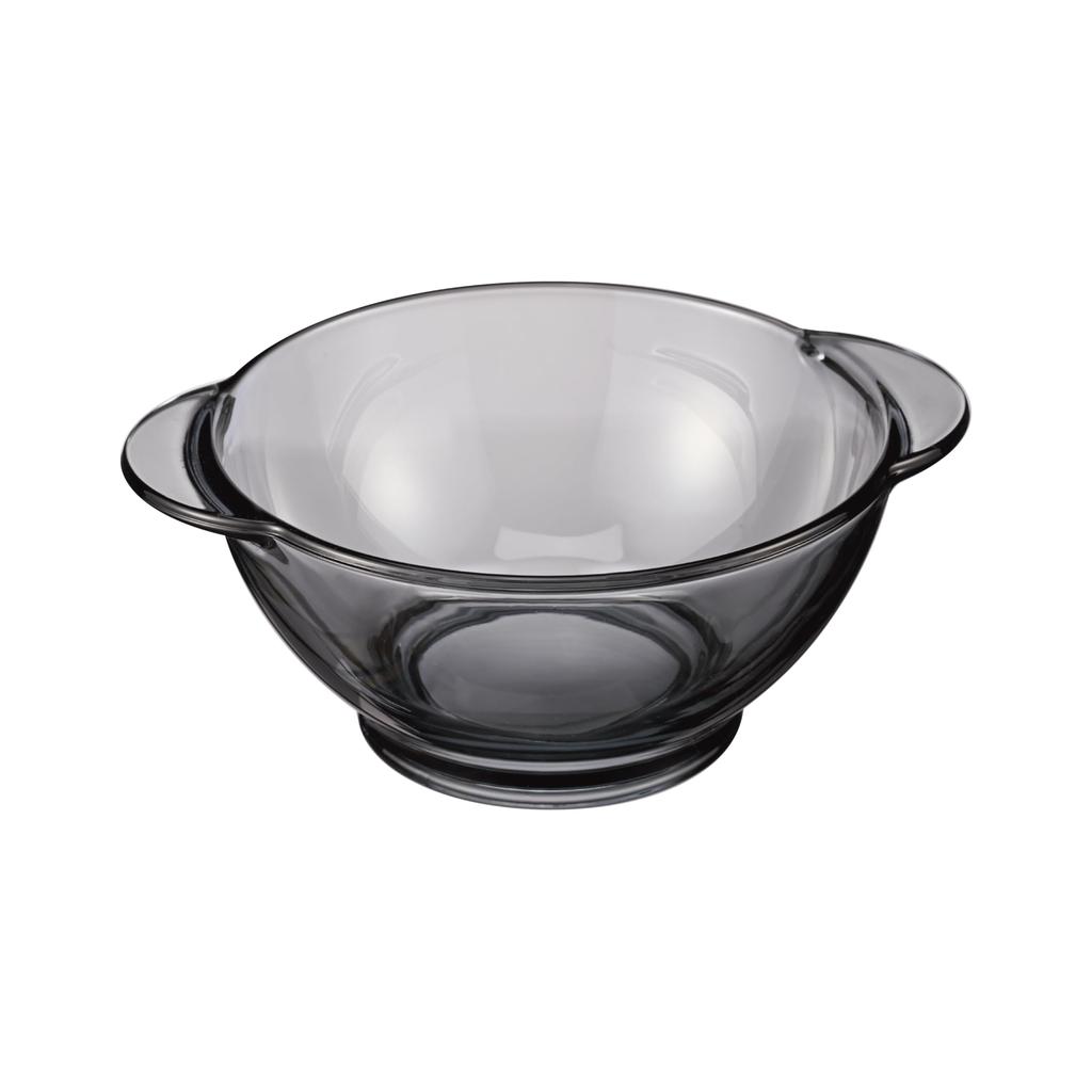 Hario COLORS Glass Cereal Bowl, Heat-Resistant, Microwave- and Dishwasher-Safe, HCSE-135-GR