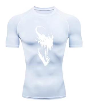 Venom Pattern 2026 Men's Sports T-Shirt Training Fitness Exercise T-Shirt Anti-Wear Clothing Sports Men's