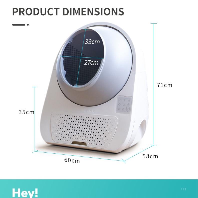 13L DC12V Automatic Smart Pet Cat Toilet Fully Cat Litter Basin Cat Litter Pot Cat Litter Box