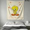 Tweety Bird Wall Tapestry Aesthetic Wall Hanging Printed Fabric Blanket Decorative Tapestries for Bedroom Living Room Home Decor