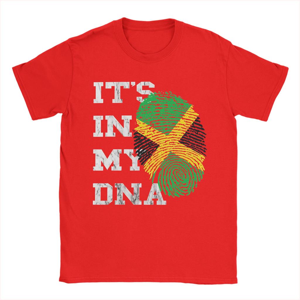 Its In My DNA Jamaica T Shirt Summer Jamaican Cotton TShirts For Unisex Custom DIY Tee Shirt Short Sleeve Streetwear Tees