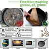 Special Paper for Air Fryer Silicone Oil Paper Oil Absorbing Paper Special Paper Pad for Food Household Paper Plate  Air Fryer