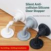 Silent Silicone Door Stopper Door Lock Protective Pad Anti-Collision Protection Self Adhesive Doorstop Wall Protectors