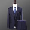 Abiti Neri da Uomo per Affari, Abiti Formali Professionali di Alta Gamma da Uomo, Tute Blu Navy, Giacche