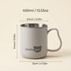 Unbreakable PP Plastic Bathroom Tumbler Cup with Handle Matte Toothbrush Mug Drinking Cup for Kids Home Bathroom Accessories