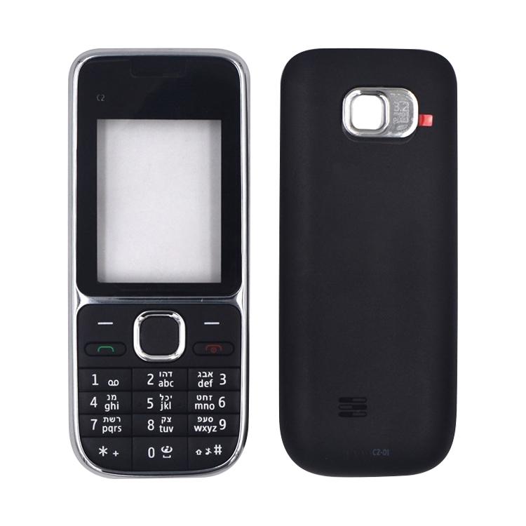 

Полная крышка корпуса For Nokia c2-01 чёрный