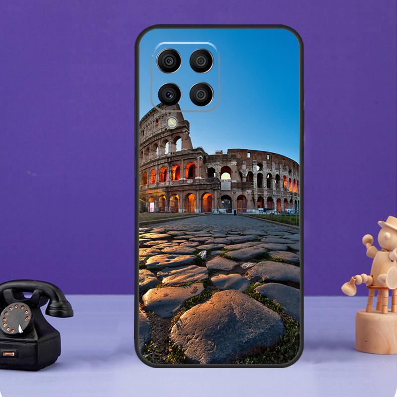 Pouzdro Colosseum Řím Itálie Pro Samsung Galaxy M54 M34 M14 M21 M31 M51 M12 M32 M52 M13 M33 M53 M30s M31s M20 M55