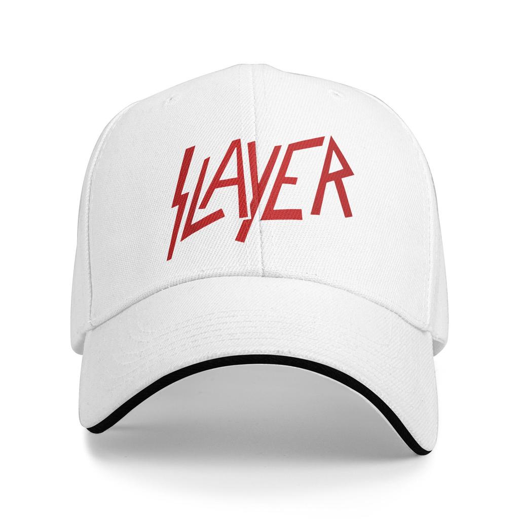Logo Metal Band 1980s  Trash Metal  Baseball Cap Casual Slayer Sandwich Caps Unisex Style Adjustable Dad Hat Running Golf
