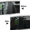 Pillar Posts Door Trim Covers FIT FOR TOYOTA Tundra 2007-2020 Black(4pcs/Set)