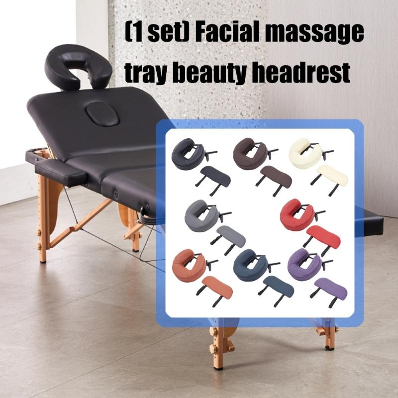 Ergonomic Face Cushion For Massage Therapy Soft Padded Support Anti Pressure Marks Professional Salon Equipment