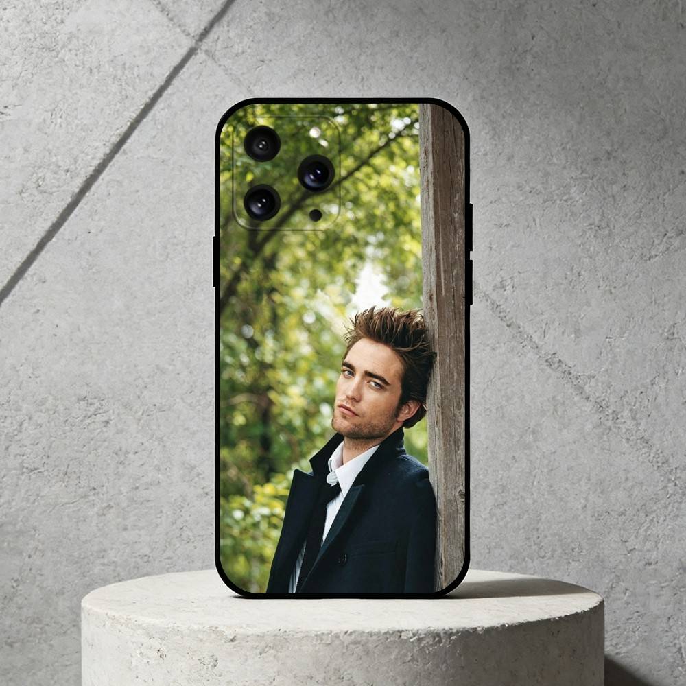 

R-Robert Pattinson Phone Case For iPhone 17,16,15,14,13,12,11 Plus,Pro Max,SE4Soft Silicone Black Cover iPhone16plus