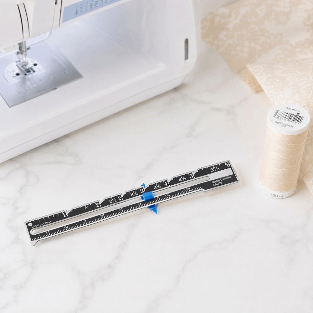 High Quality 5-in-1 Sewing Ruler Multifunctional Sliding Tailor Ruler Plastic T-shaped Measuring Sewing Tool Home DIY