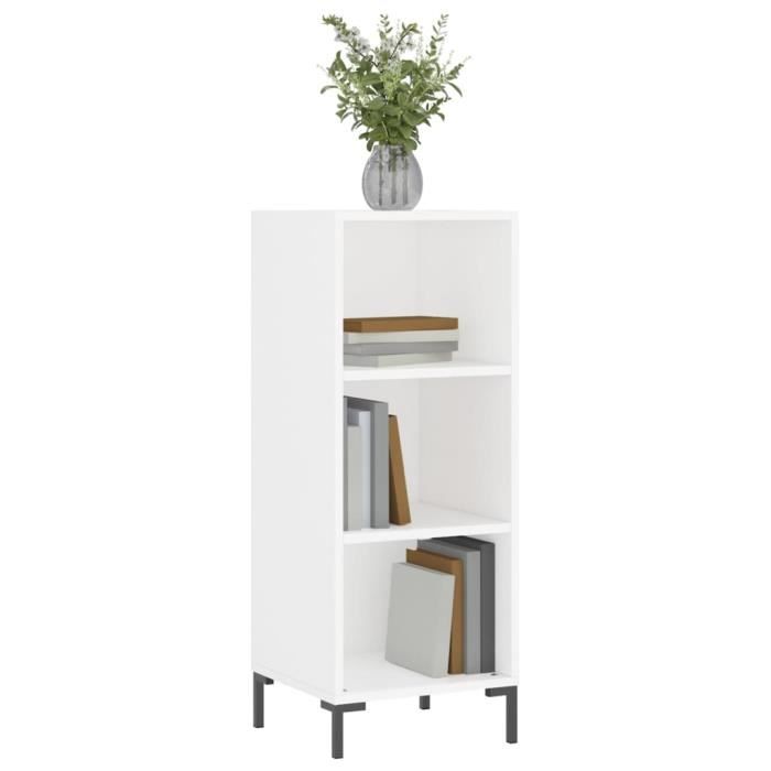 VidaXL Buffet blanc 34,5x32,5x90 cm bois d'ingénierie 828732