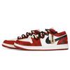 Jordan Air Jordan 1 Low Top Vintage Basketball Shoes Men's White Red DC0774-161(Team18-)