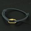 Noter Casual Fashion Adjustable Unisex String Bracelet 3mm Sweat Absorbing Fabric Handmade Friendship Braslet 10 Colors Options