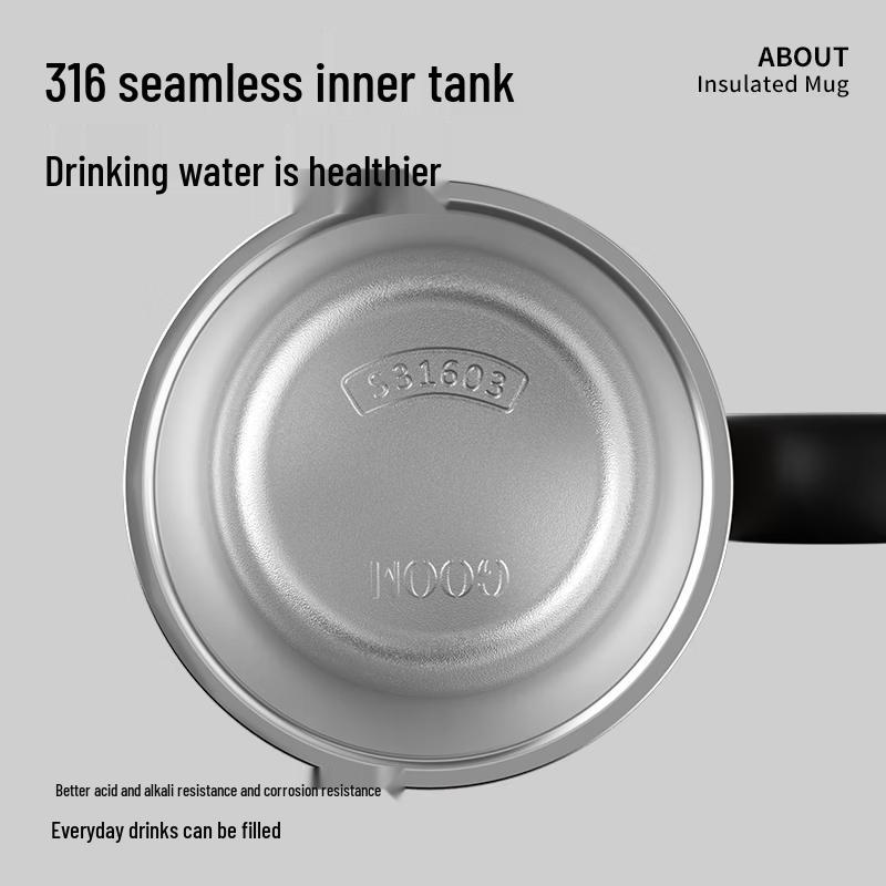 GOOM Rose Whispers Stainless Steel Coffee Mug