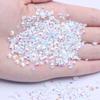 Multi-Color AB Jelly Resin Rhinestones, 2-6mm, 1000 Pcs, Flat Back for Nail Art