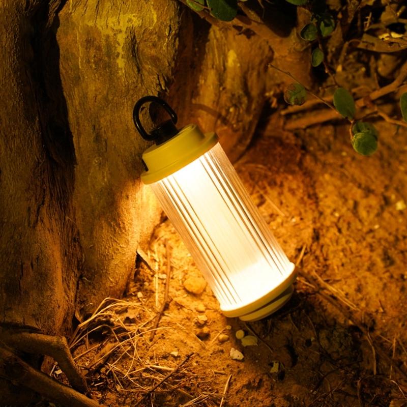 Camping Lantern Rechargeable Tent Light Portable LED Hanging Lamp Emergencies Light Outdoor Home Night Light Easy to Use