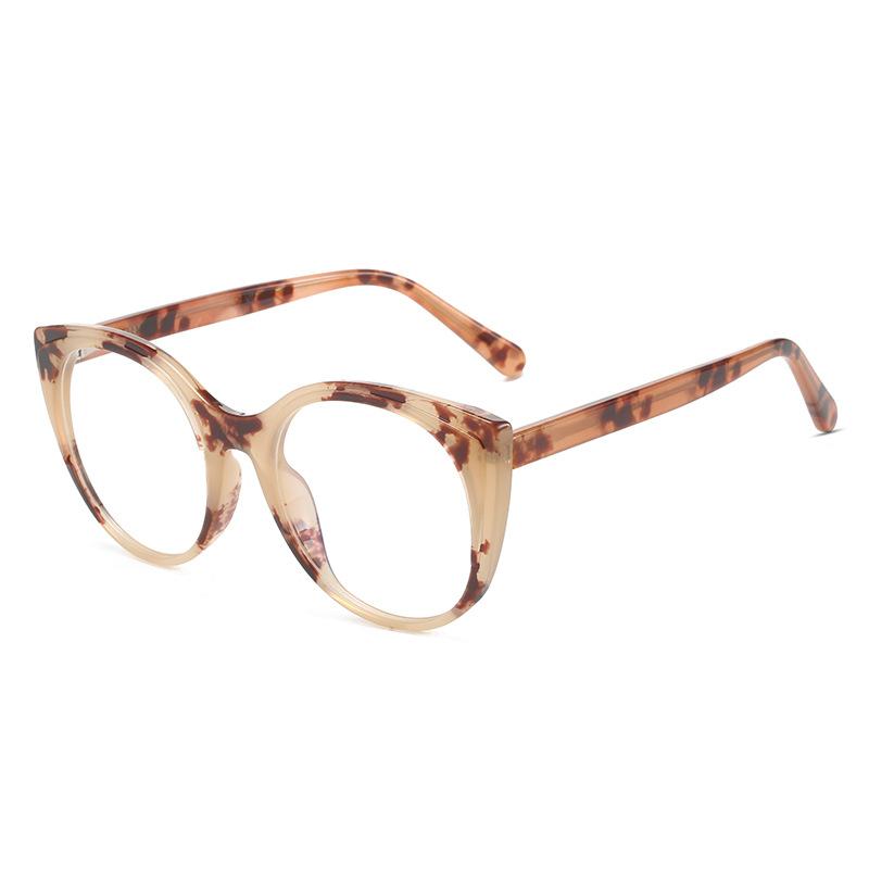 Glasses Frame Cat Eye Catwalk Optical With Myopia Plate Pin Tr90