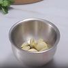 304 Stainless Steel Garlic Masher Large Capacity Rustproof Garlic Mashing Pot Manual with Lid Mortar Grinding Bowl Baby Food