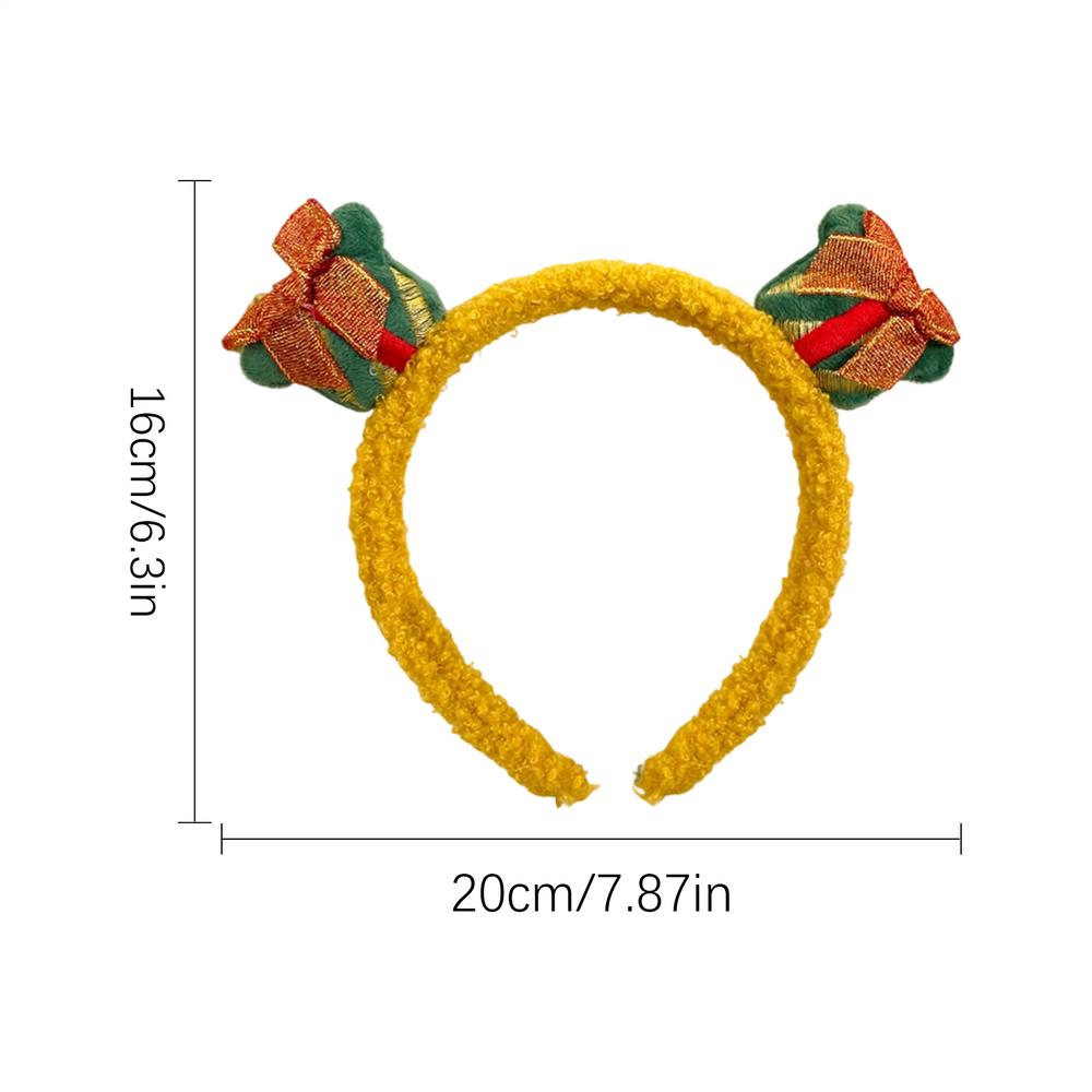 Christmas Headbands For Adults Plush Hairband Headpiece Headwear Christmas Headpiece Women Girls Party Festival Winter