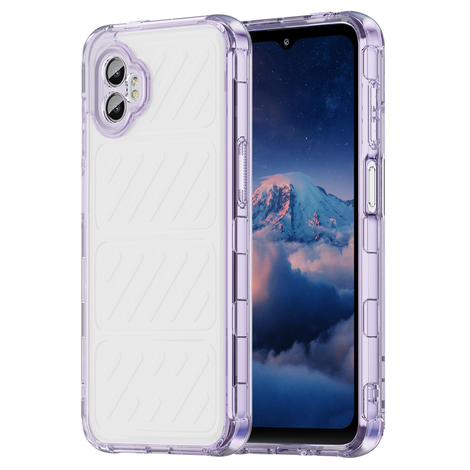

For Samsung Galaxy XCover7 Pro Case TPU + Acrylic Phone Back Cover Anti Yellowing D