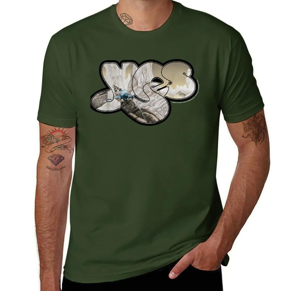 Yes Relayer Essential TShirt graphic t shirt vintage oversized graphic tee plus size men clothing