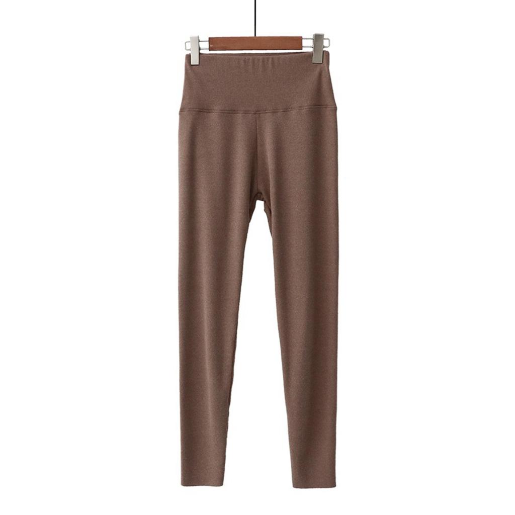 Dámské podzimní a zimní německé Velvet Slim Fit Teplé legíny s vysokým pasem