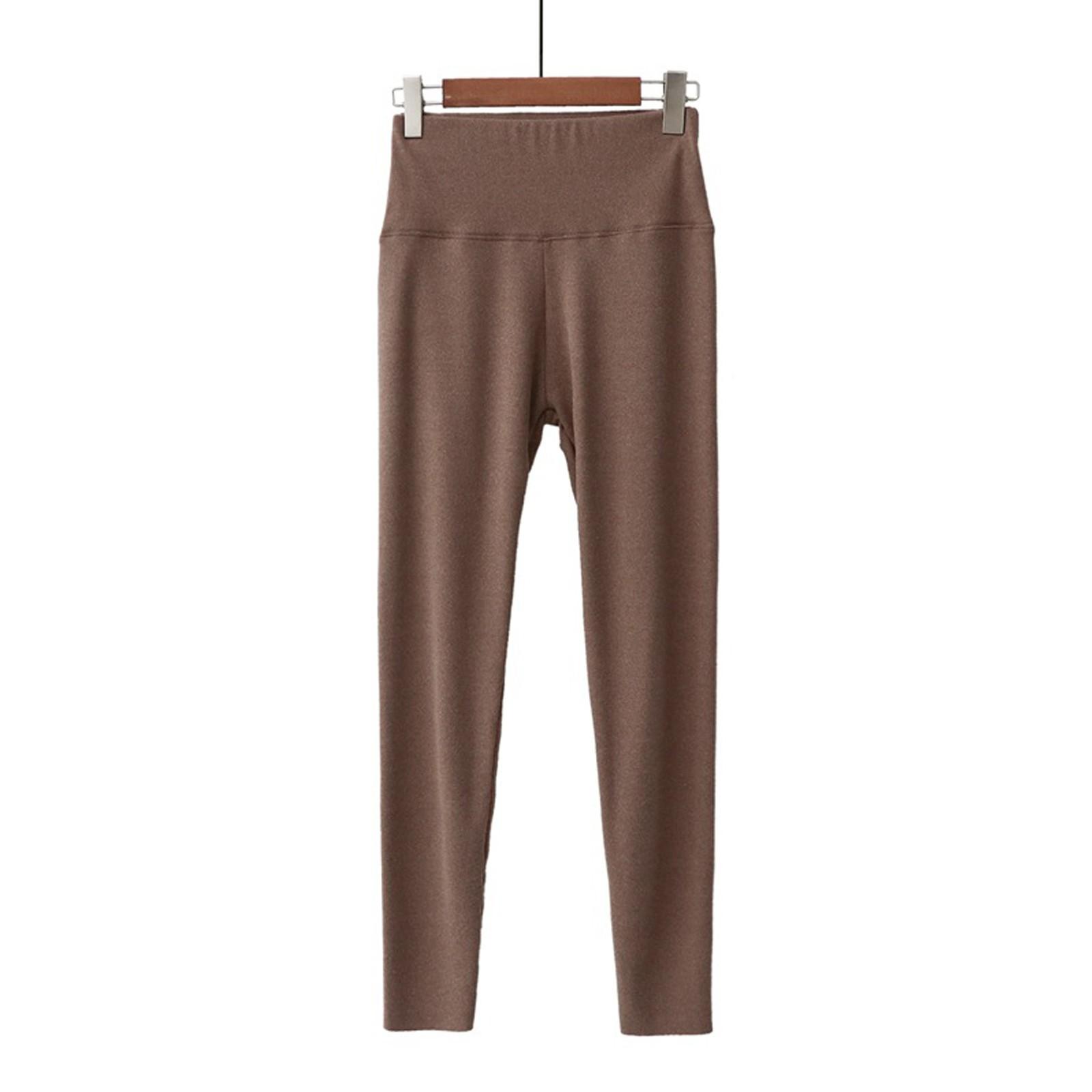 

Женские и зимние немецкие бархатные облегающие теплые леггинсы с высокой талией и завязками M