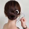 1 Stück U-förmige Haarnadeln Perle Legierung gewellte Haarspangen Einfache Metall Haarspangen Brautfrisur Werkzeuge Accessoires Hochzeit