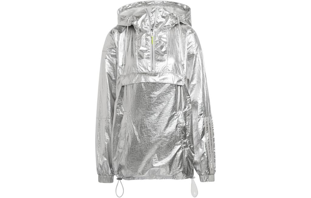 adidas Giacche Originals Unisex Argento con Cappuccio Moderato Altro HN5854