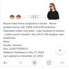 Used [Official Purchase] Loewe Gold Anagram Round Sunglasses Gold Anagram Round Sunglasses Brown