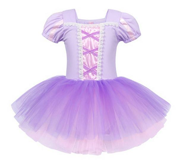 Sophia Flower Puffy Skirt Girls' Dress 2025 with Accessories
