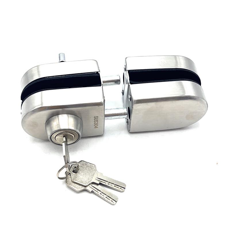 YISU GONGHUI No-Drill Glass Door Lock